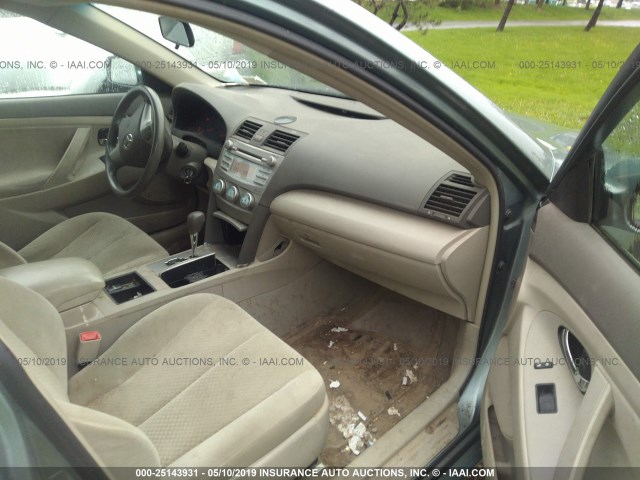 4T1BE46K67U684853 - 2007 TOYOTA CAMRY NEW GENERAT CE/LE/XLE/SE GREEN photo 5