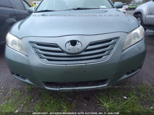 4T1BE46K67U684853 - 2007 TOYOTA CAMRY NEW GENERAT CE/LE/XLE/SE GREEN photo 6