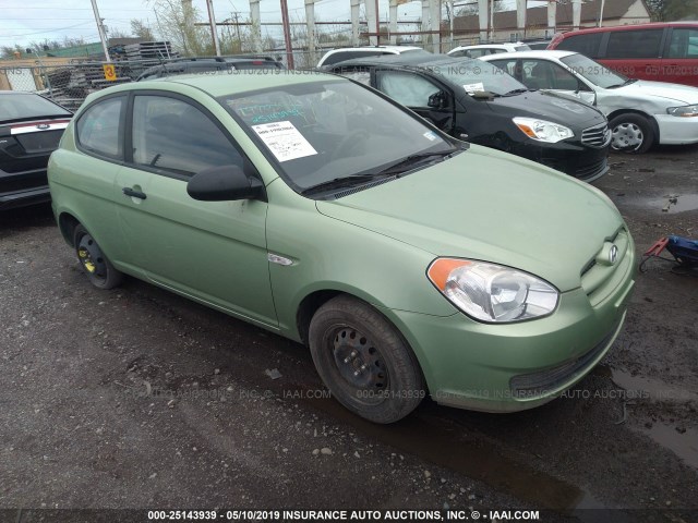 KMHCM36C28U101271 - 2008 HYUNDAI ACCENT GS მწვანე ფოტო 1