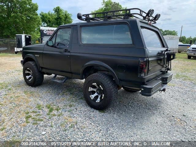 1FMEU15H9TLB54753 - 1996 FORD BRONCO BLACK photo 3