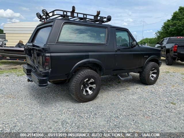 1FMEU15H9TLB54753 - 1996 FORD BRONCO BLACK photo 4