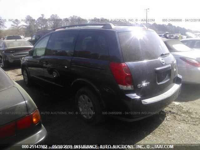 5N1BV28U46N117682 - 2006 NISSAN QUEST S/SE/SL BLUE photo 3