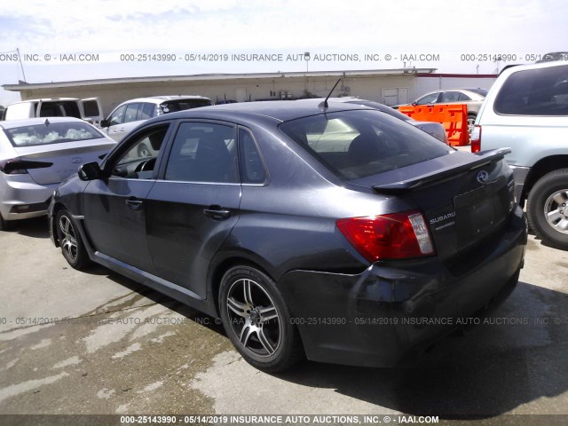 JF1GV7F69CG024030 - 2012 SUBARU IMPREZA WRX GRAY photo 3