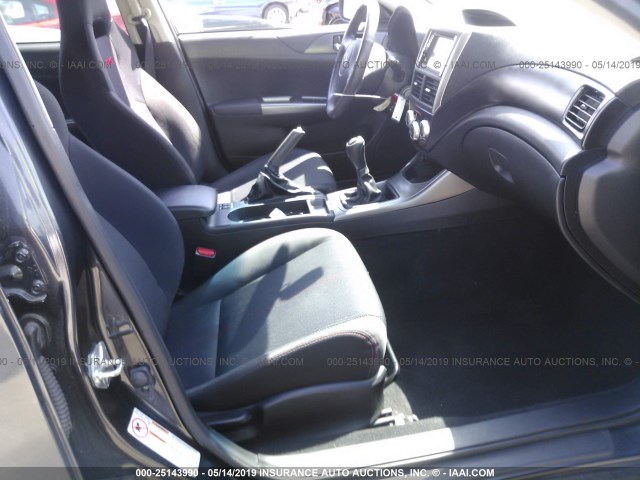 JF1GV7F69CG024030 - 2012 SUBARU IMPREZA WRX GRAY photo 5