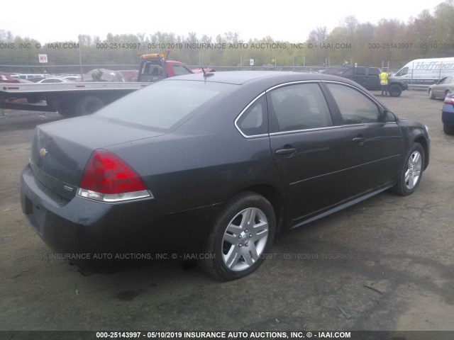 2G1WB5E36G1151386 - 2016 CHEVROLET IMPALA LIMITED LT GRAY photo 4