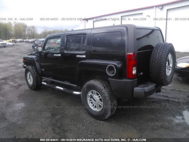 5GTDN136568162945 - 2006 HUMMER H3 BLACK photo 3