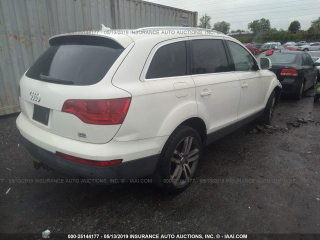 WA1BY74L48D036710 - 2008 AUDI Q7 3.6 QUATTRO PREMIUM WHITE photo 4