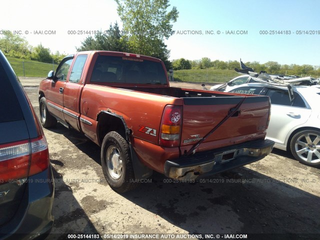 1GTEK19T61E265979 - 2001 GMC NEW SIERRA K1500 ORANGE photo 3