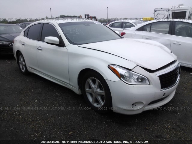 JN1BY1AP9BM324999 - 2011 INFINITI M37 WHITE photo 1