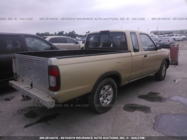 1N6DD26S4WC365960 - 1998 NISSAN FRONTIER KING CAB XE/KING CAB SE TAN photo 4