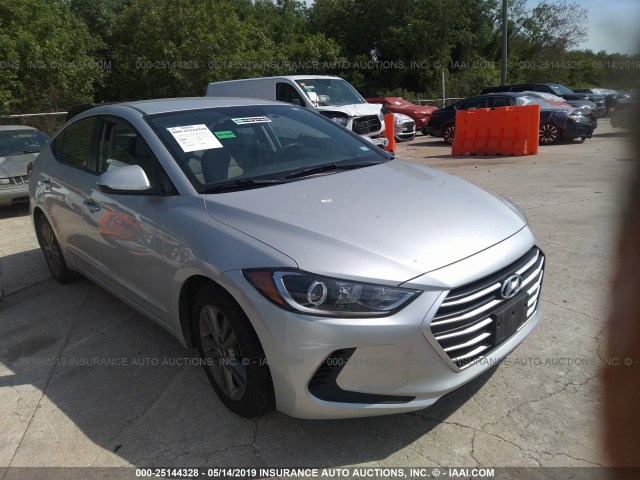 5NPD84LF2JH251771 - 2018 HYUNDAI ELANTRA SEL/VALUE/LIMITED SILVER photo 1