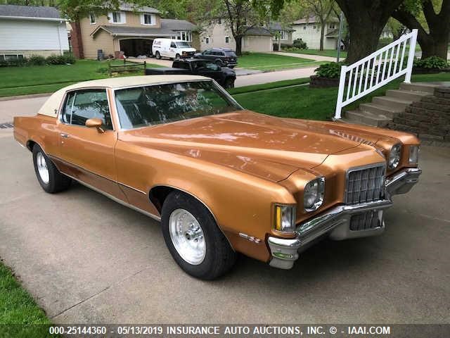 2K57T2A219094 - 1972 PONTIAC GRAND PRIX 棕色 照片 1