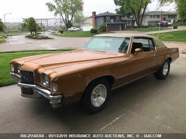 2K57T2A219094 - 1972 PONTIAC GRAND PRIX 棕色 照片 2