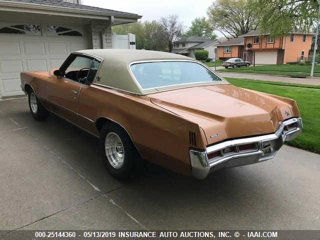 2K57T2A219094 - 1972 PONTIAC GRAND PRIX 棕色 照片 3