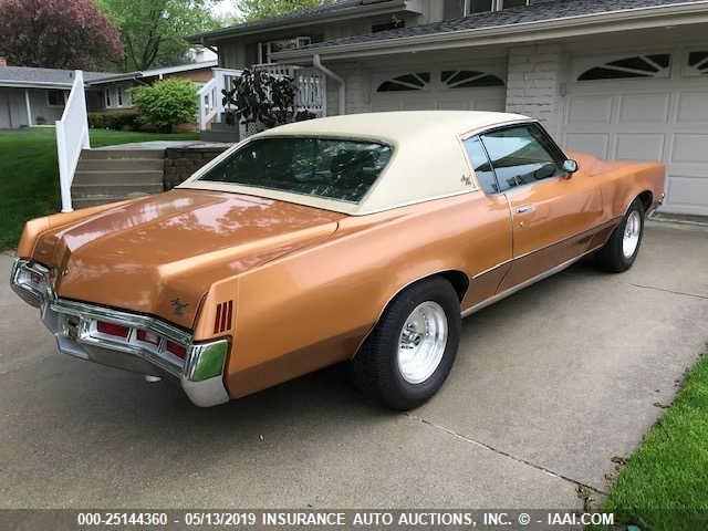 2K57T2A219094 - 1972 PONTIAC GRAND PRIX 棕色 照片 4