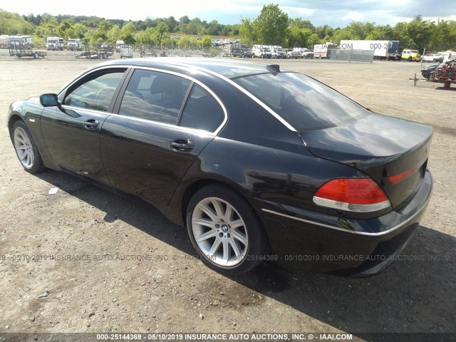 WBAGN63453DR11484 - 2003 BMW 745 LI BLACK photo 3