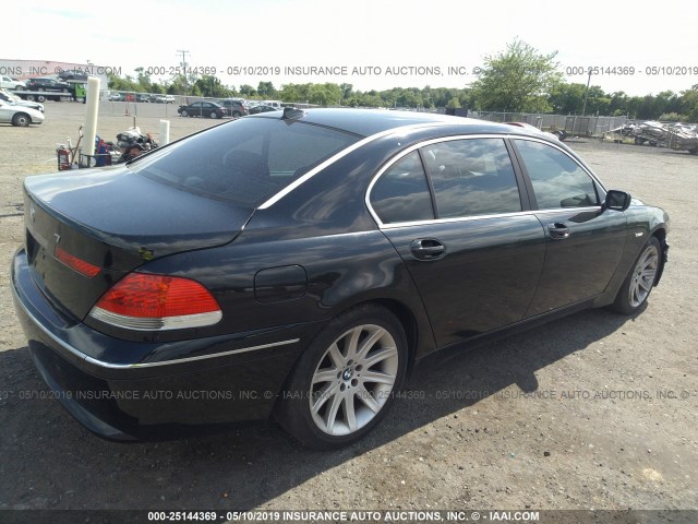 WBAGN63453DR11484 - 2003 BMW 745 LI BLACK photo 4