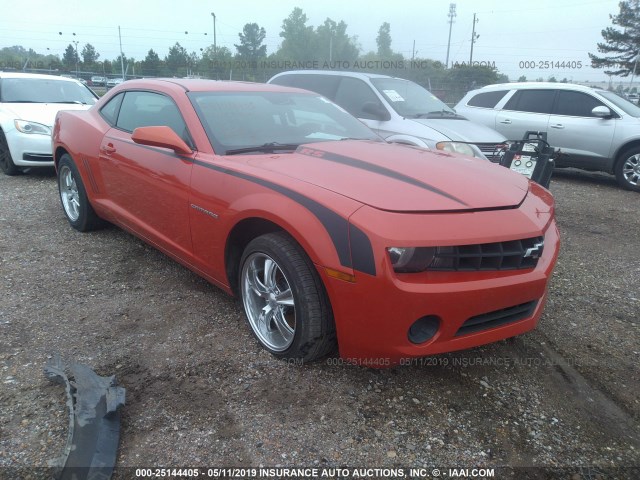 2G1FE1EV7A9222248 - 2010 CHEVROLET CAMARO LS ORANGE photo 1