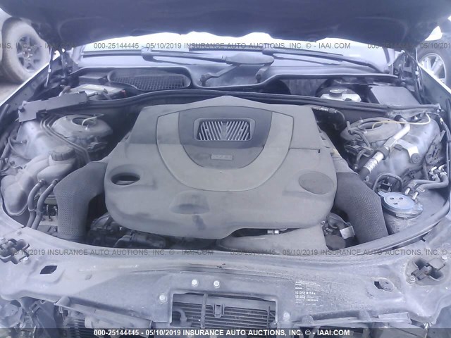 WDDNG86X78A212622 - 2008 MERCEDES-BENZ S 550 4MATIC GRAY photo 10