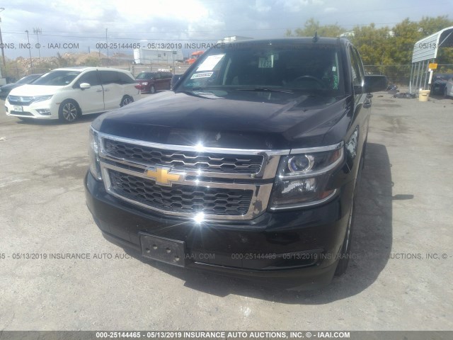 1GNSKBKC8HR276642 - 2017 CHEVROLET TAHOE K1500 LT BLACK photo 6