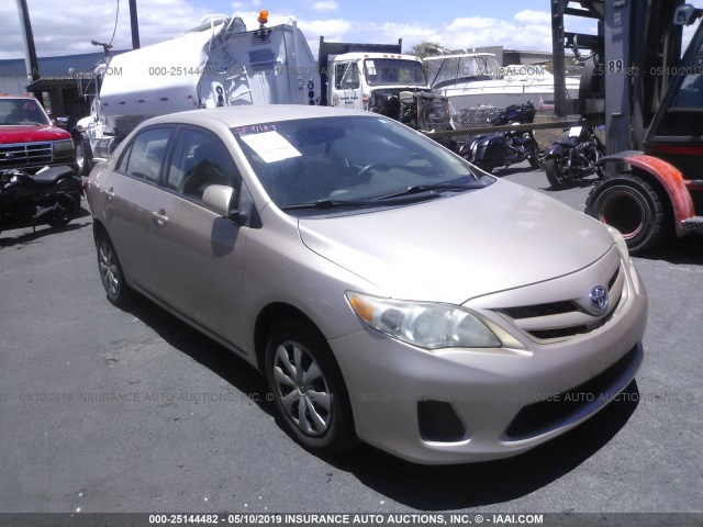 2T1BU4EE3BC536829 - 2011 TOYOTA COROLLA S/LE GOLD photo 1