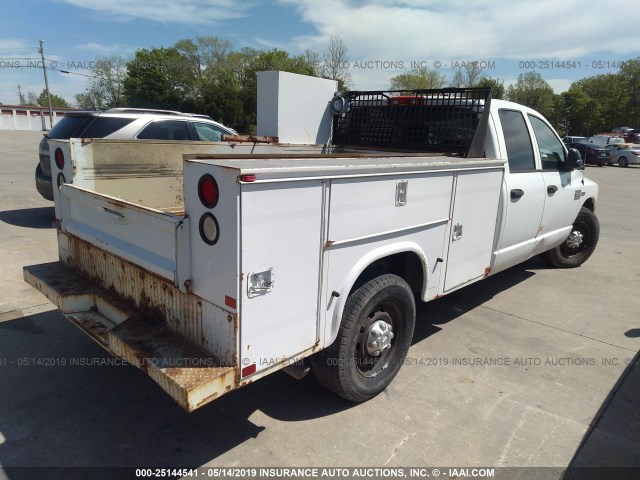 3D6WR28T59G565969 - 2009 DODGE RAM 2500 WHITE photo 4