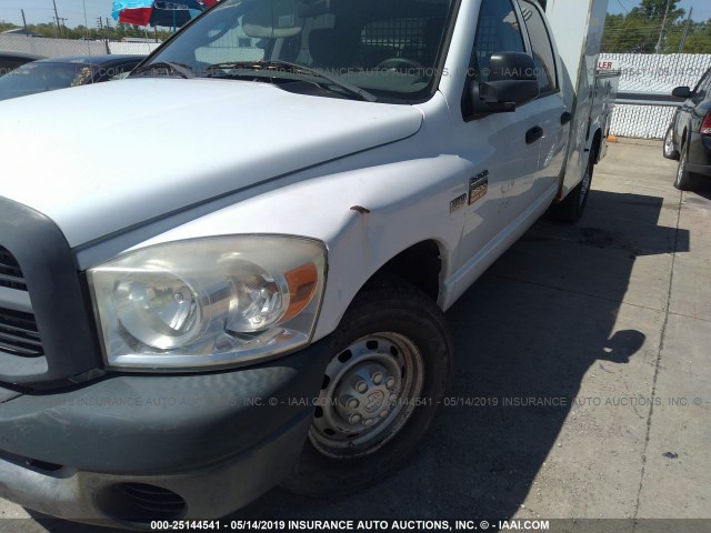 3D6WR28T59G565969 - 2009 DODGE RAM 2500 WHITE photo 6