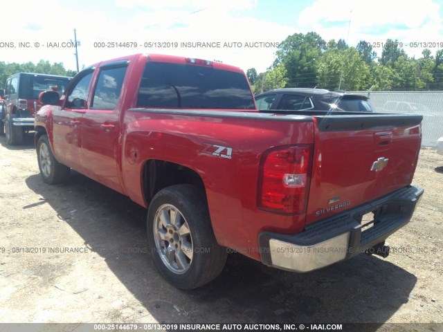 3GCRKSE32AG159504 - 2010 CHEVROLET SILVERADO K1500 LT RED photo 3