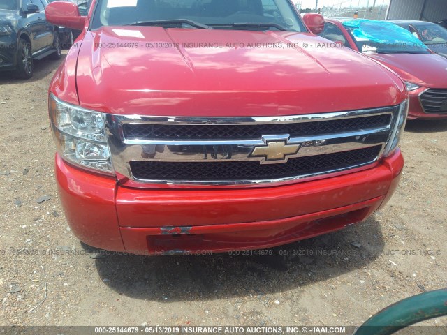 3GCRKSE32AG159504 - 2010 CHEVROLET SILVERADO K1500 LT RED photo 6