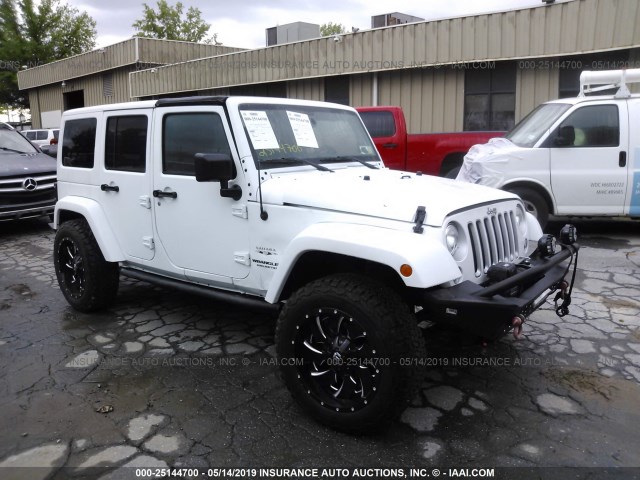 1C4HJWEG8HL676408 - 2017 JEEP - CJ SAHARA WHITE photo 1