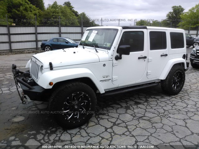 1C4HJWEG8HL676408 - 2017 JEEP - CJ SAHARA WHITE photo 2