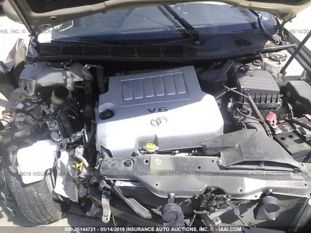 4T1BK3DB2BU420110 - 2011 TOYOTA AVALON LIMITED GOLD photo 10