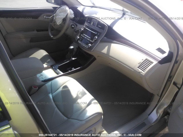 4T1BK3DB2BU420110 - 2011 TOYOTA AVALON LIMITED GOLD photo 5