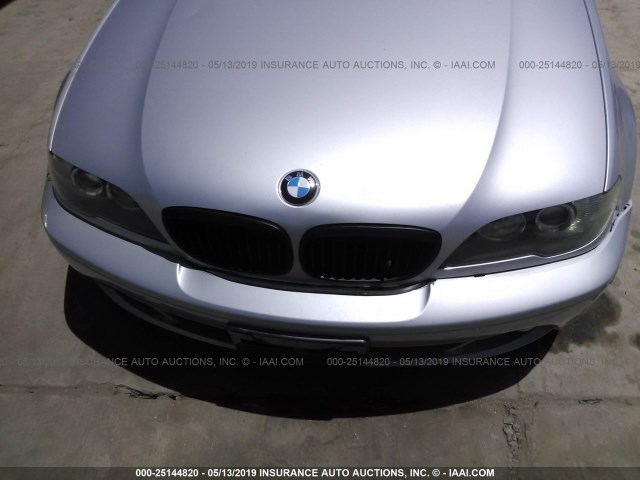 WBABW33424PL28828 - 2004 BMW 325 CI SILVER photo 6