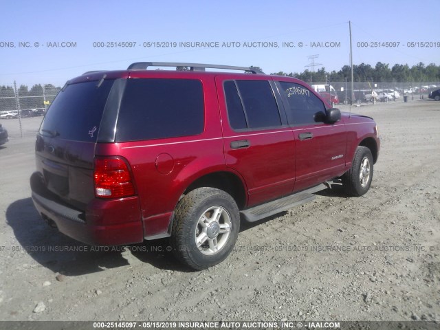 1FMZU63K64UC06736 - 2004 FORD EXPLORER XLT/XLT SPORT/NBX RED photo 4