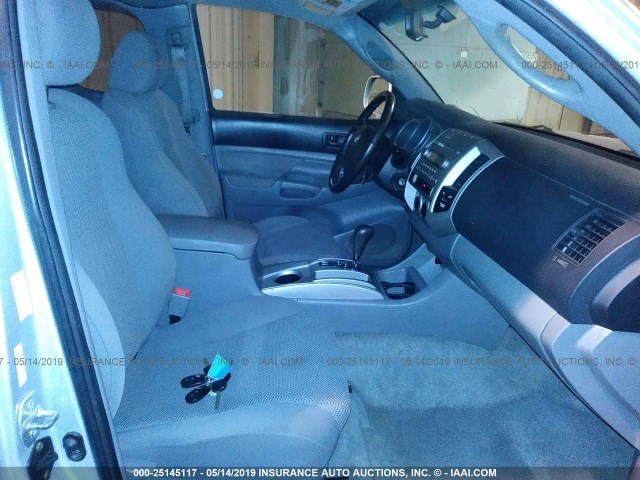 5TEUU42N07Z407980 - 2007 TOYOTA TACOMA ACCESS CAB ვერცხლისფერი ფოტო 5