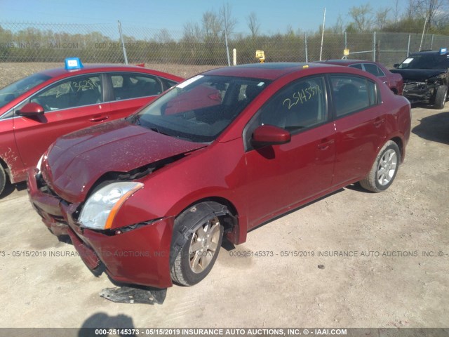 3N1AB61E38L736590 - 2008 NISSAN SENTRA 2.0/2.0S/2.0SL RED photo 2