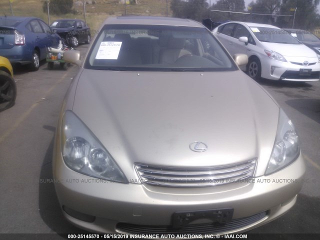 JTHBF30G720031429 - 2002 LEXUS ES 300 BEIGE photo 6