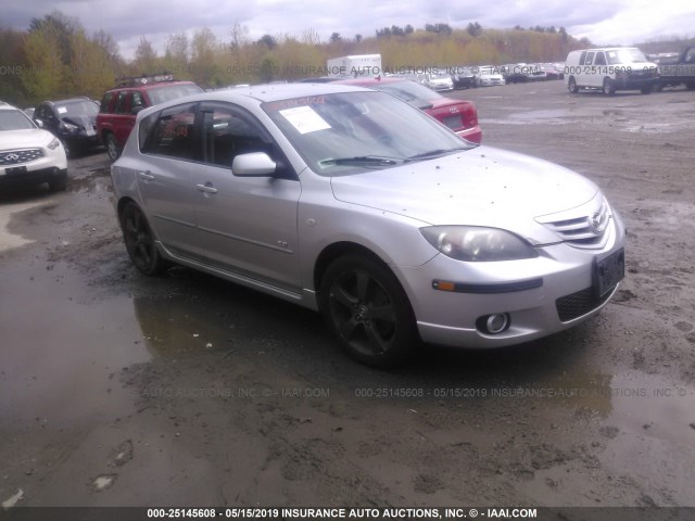 JM1BK144761448938 - 2006 MAZDA 3 HATCHBACK SILVER photo 1