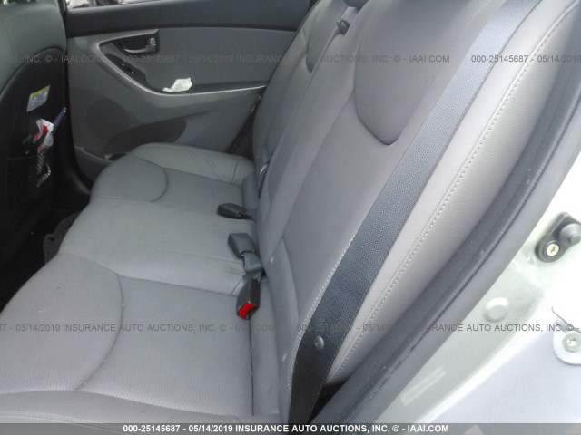 KMHDH4AE1DU882768 - 2013 HYUNDAI ELANTRA GLS/LIMITED GRAY photo 8