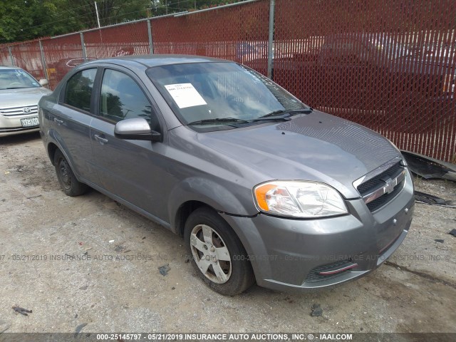 KL1TD5DE5AB093888 - 2010 CHEVROLET AVEO LS/LT ნაცრისფერი ფოტო 1