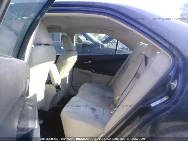 4T4BF1FK3CR225145 - 2012 TOYOTA CAMRY SE/LE/XLE 黑色 照片 8