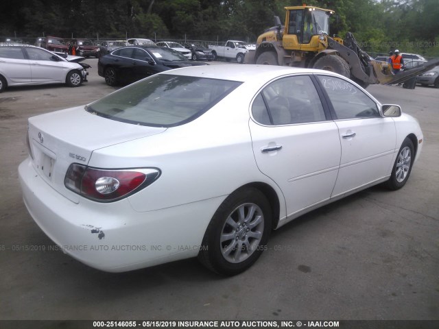 JTHBF30G620011012 - 2002 LEXUS ES 300 WHITE photo 4