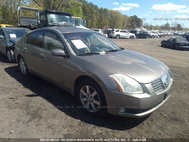 1N4BA41E64C931426 - 2004 NISSAN MAXIMA SE/SL Champagne photo 1