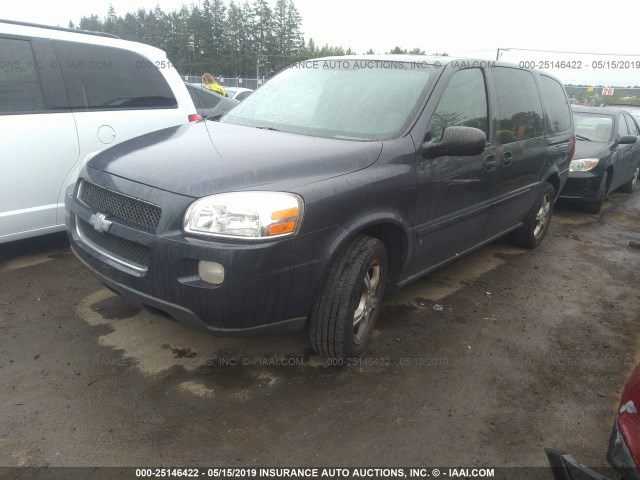 1GNDV23108D146218 - 2008 CHEVROLET UPLANDER LS BLUE photo 2