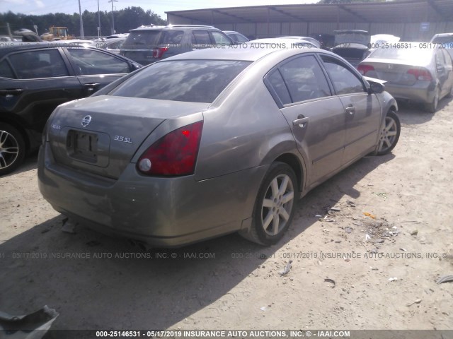 1N4BA41E65C816701 - 2005 NISSAN MAXIMA SE/SL TAN photo 4