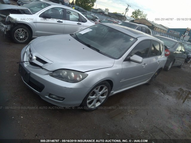 JM1BK343171708268 - 2007 MAZDA 3 HATCHBACK SILVER photo 2