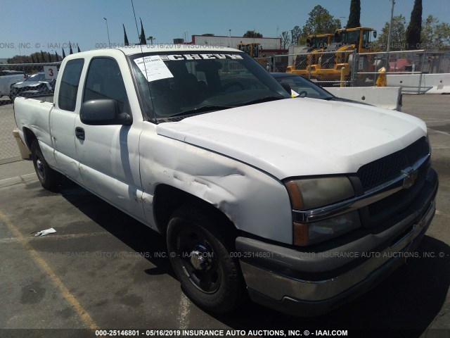 1GCEC19X24Z120404 - 2004 CHEVROLET SILVERADO C1500 WHITE photo 1