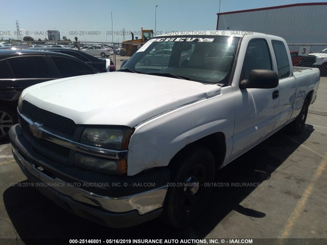 1GCEC19X24Z120404 - 2004 CHEVROLET SILVERADO C1500 WHITE photo 2