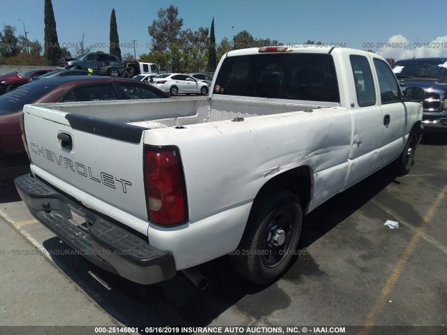 1GCEC19X24Z120404 - 2004 CHEVROLET SILVERADO C1500 WHITE photo 4